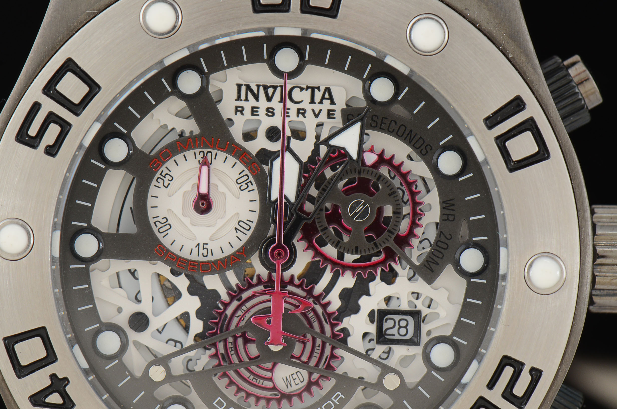 Men's Invicta Speedway Model 17672 Chronograph Watch with Stingray Band