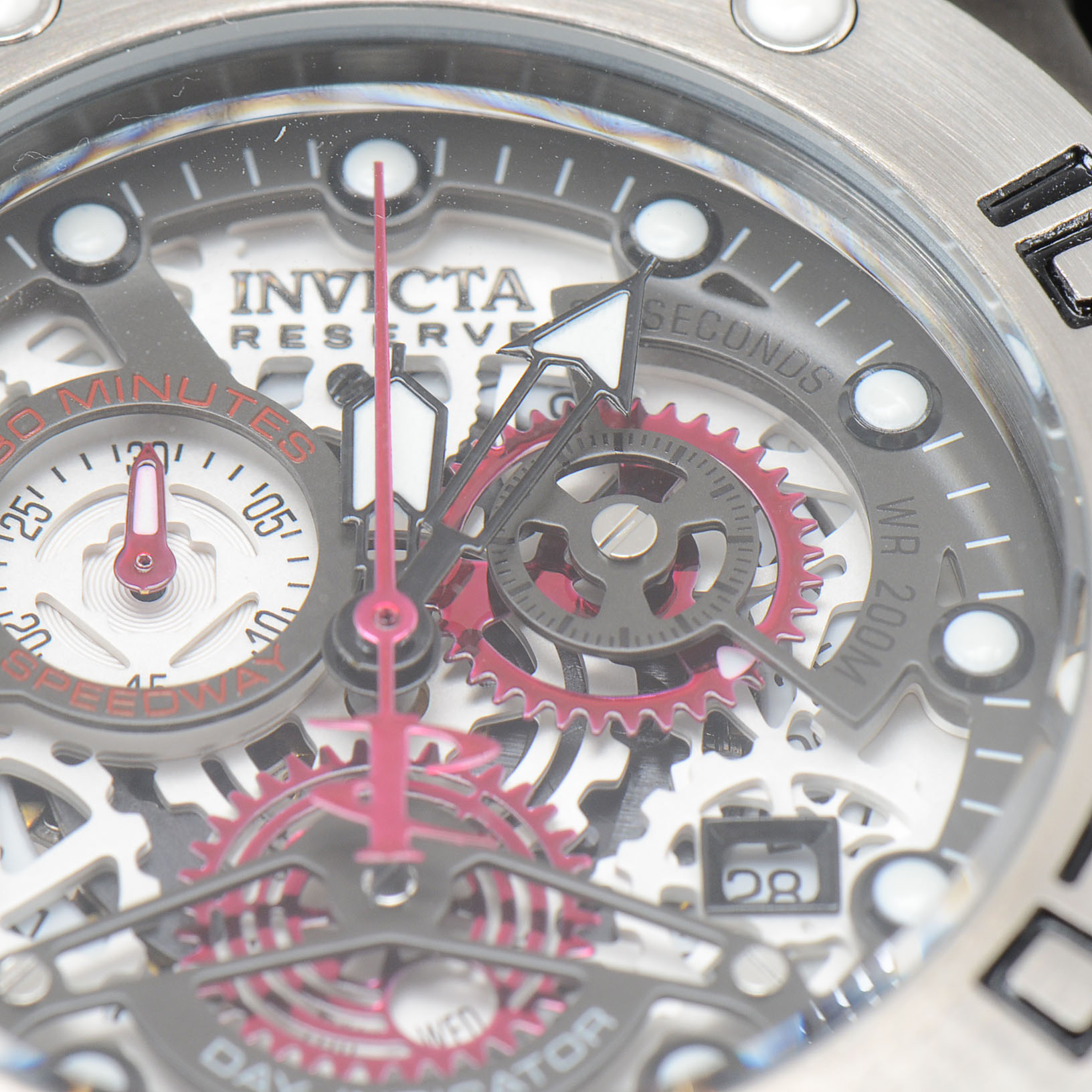 Men's Invicta Speedway Model 17672 Chronograph Watch with Stingray Band