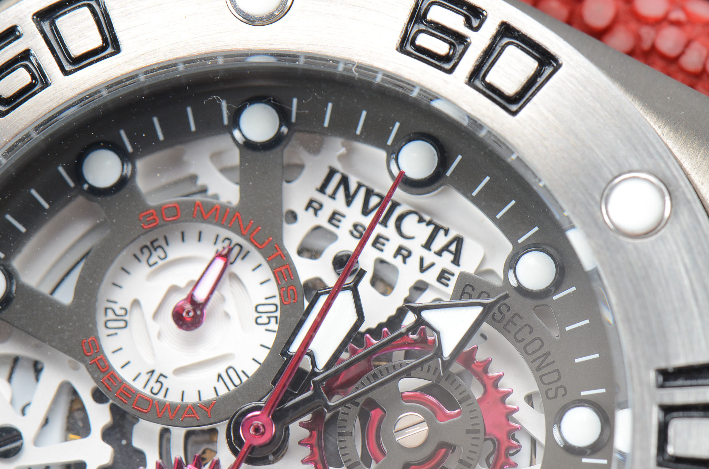 Men's Invicta Speedway Model 17672 Chronograph Watch with Stingray Band