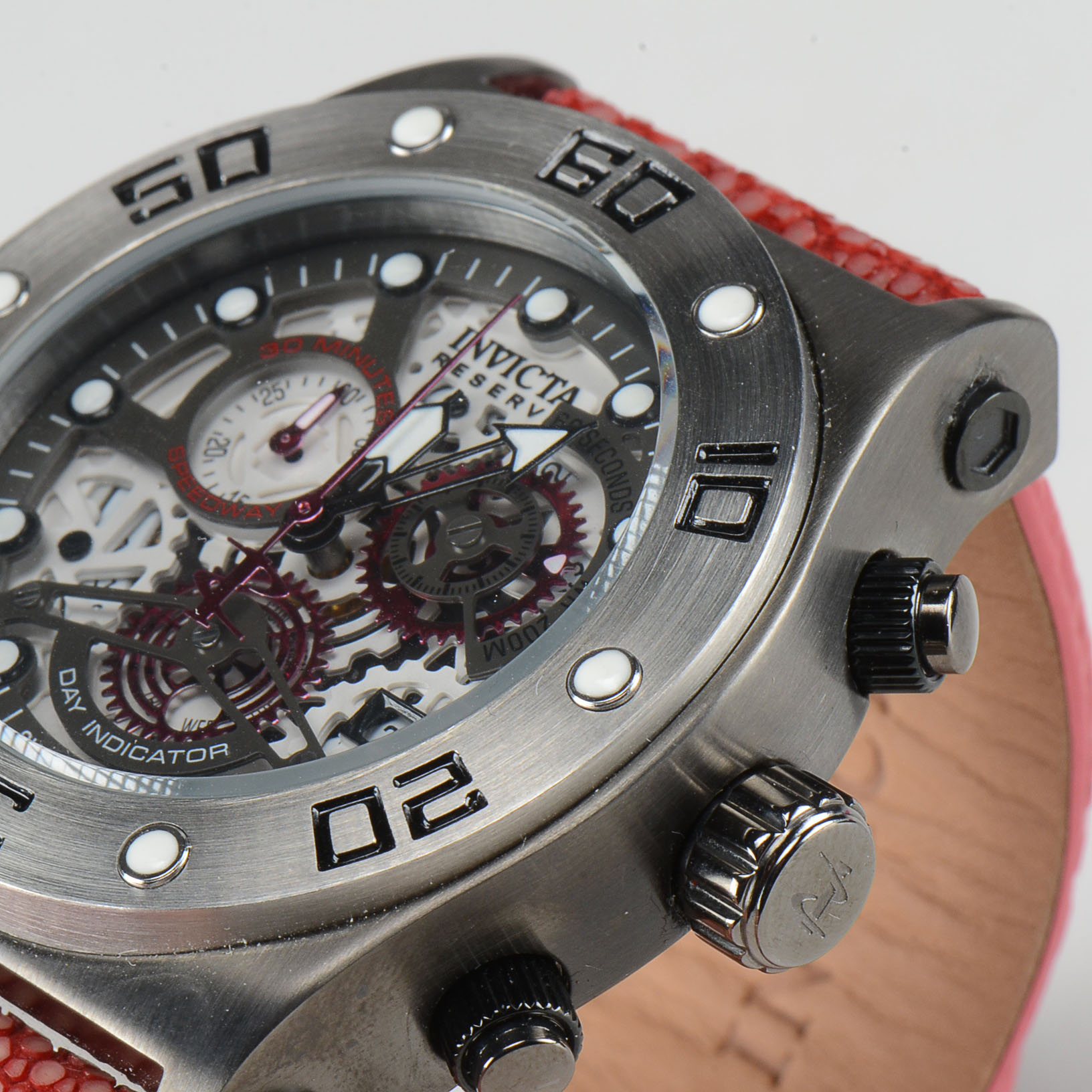 Men's Invicta Speedway Model 17672 Chronograph Watch with Stingray Band