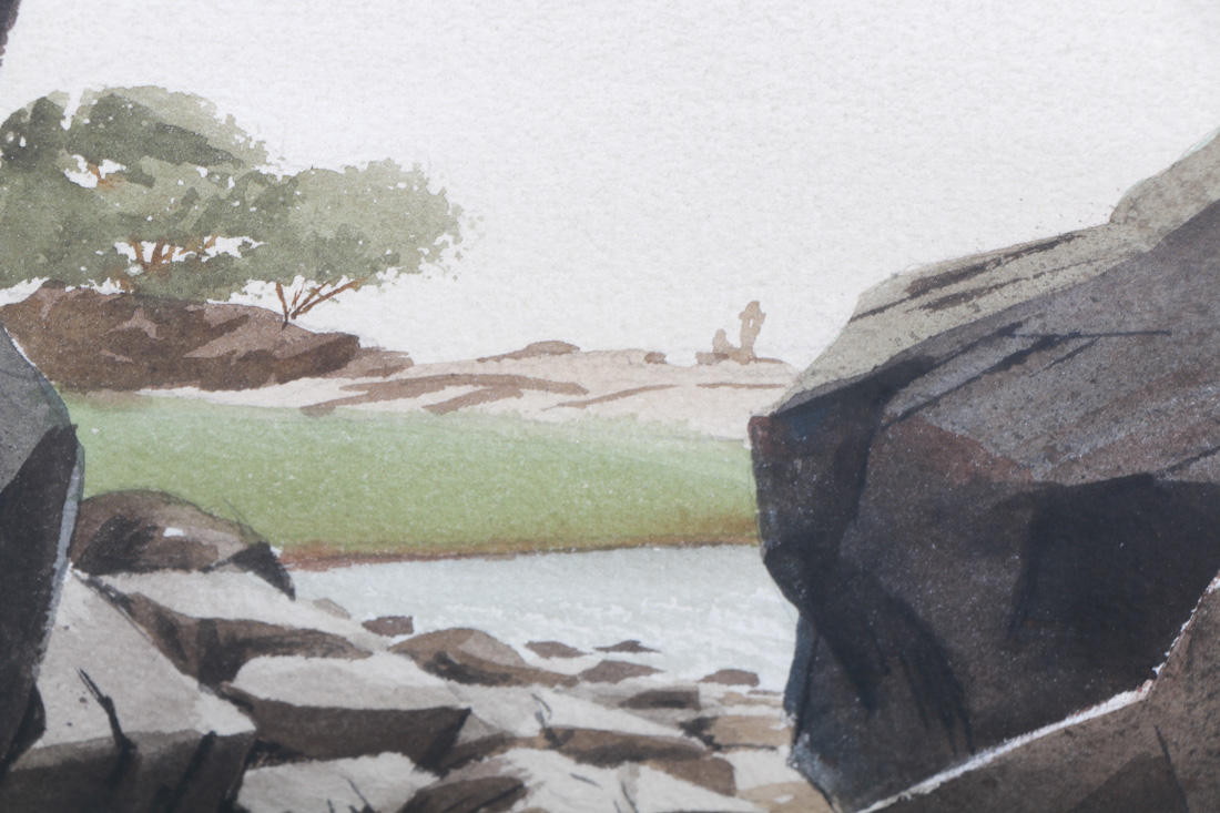 Robert Chace Original Landscape Watercolor