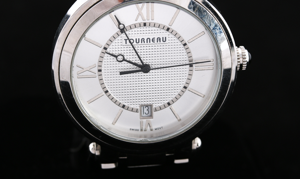 Stainless Steel Tourneau Watch Designed for Honda