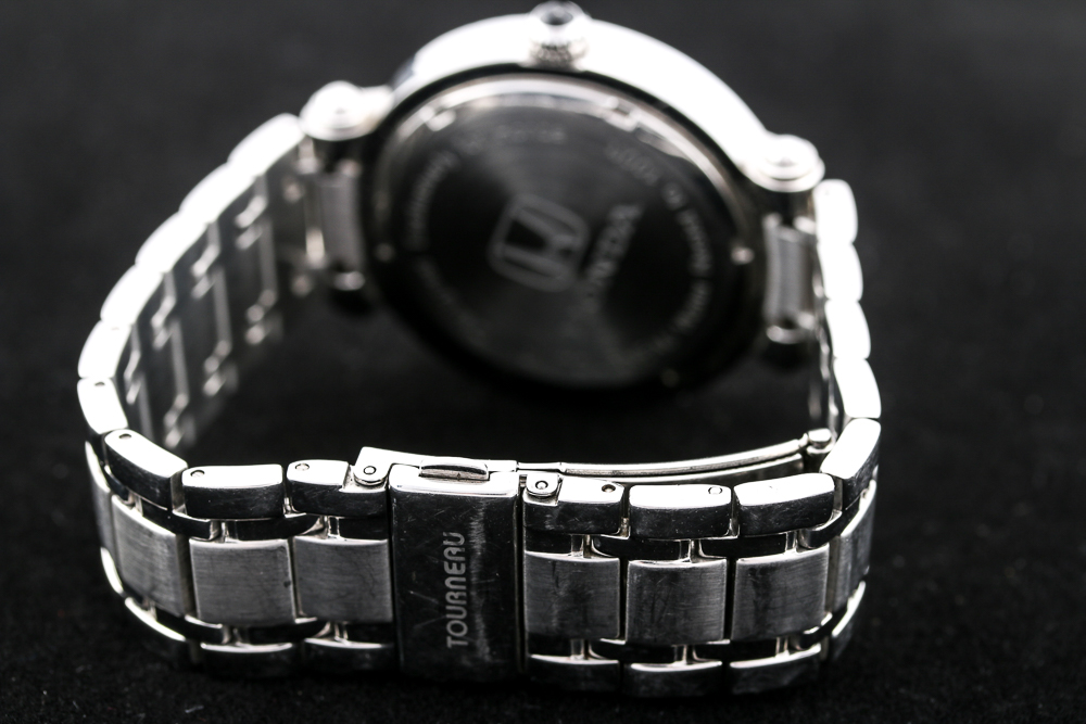 Stainless Steel Tourneau Watch Designed for Honda