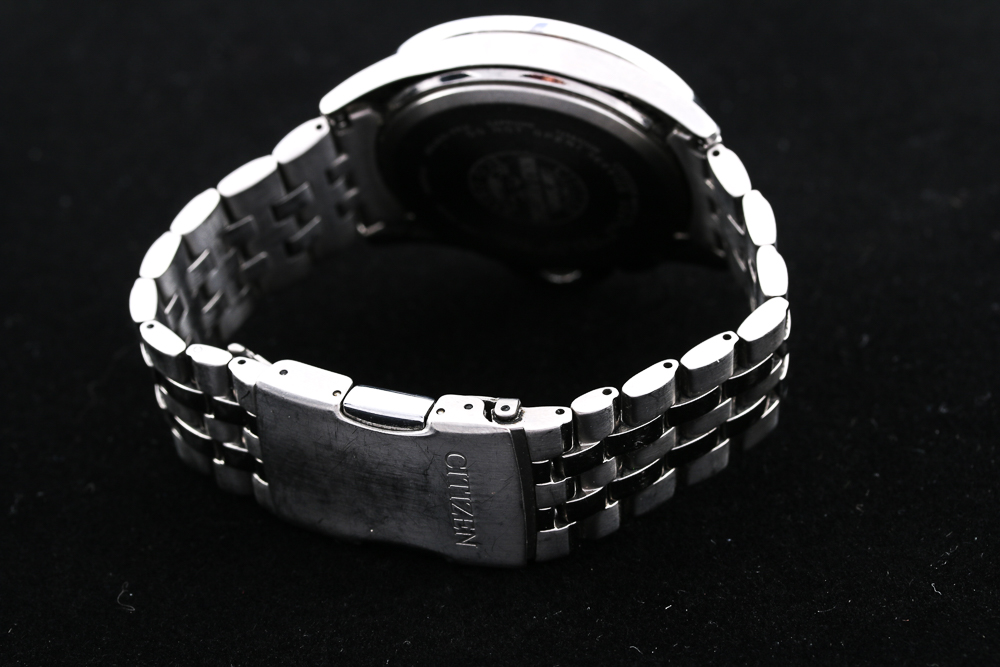 Citizen Eco-Drive World Perpetual WR 200 Titanium Watch