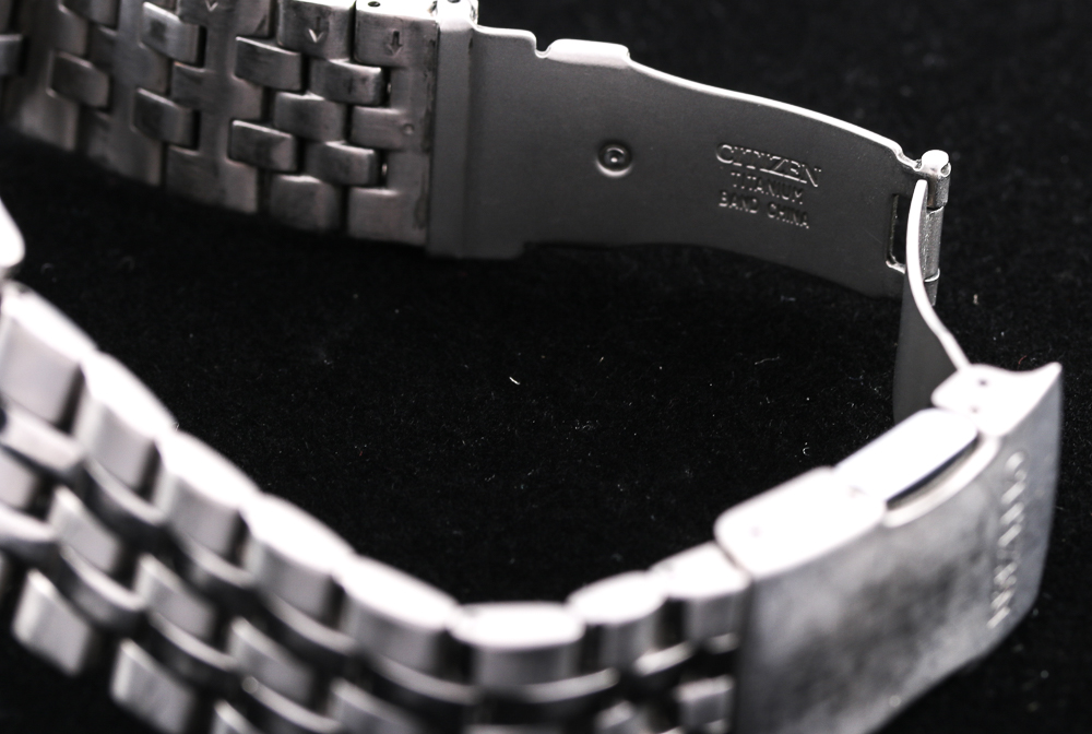 Citizen Eco-Drive World Perpetual WR 200 Titanium Watch