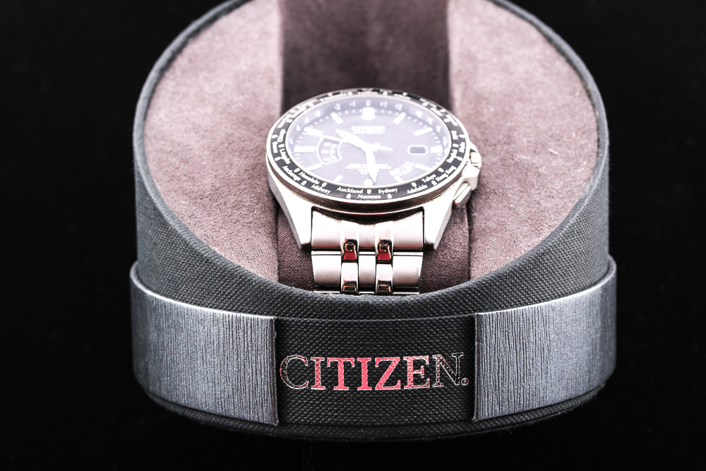 Citizen Eco-Drive World Perpetual WR 200 Titanium Watch