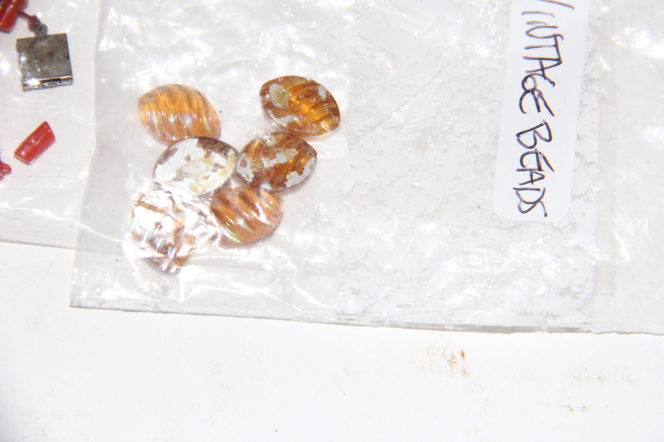 Assortment of Loose Beads and Faux Stones