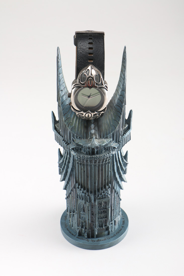 "The Lord of The Rings" Eye of Sauron Fossil Watch with Holder