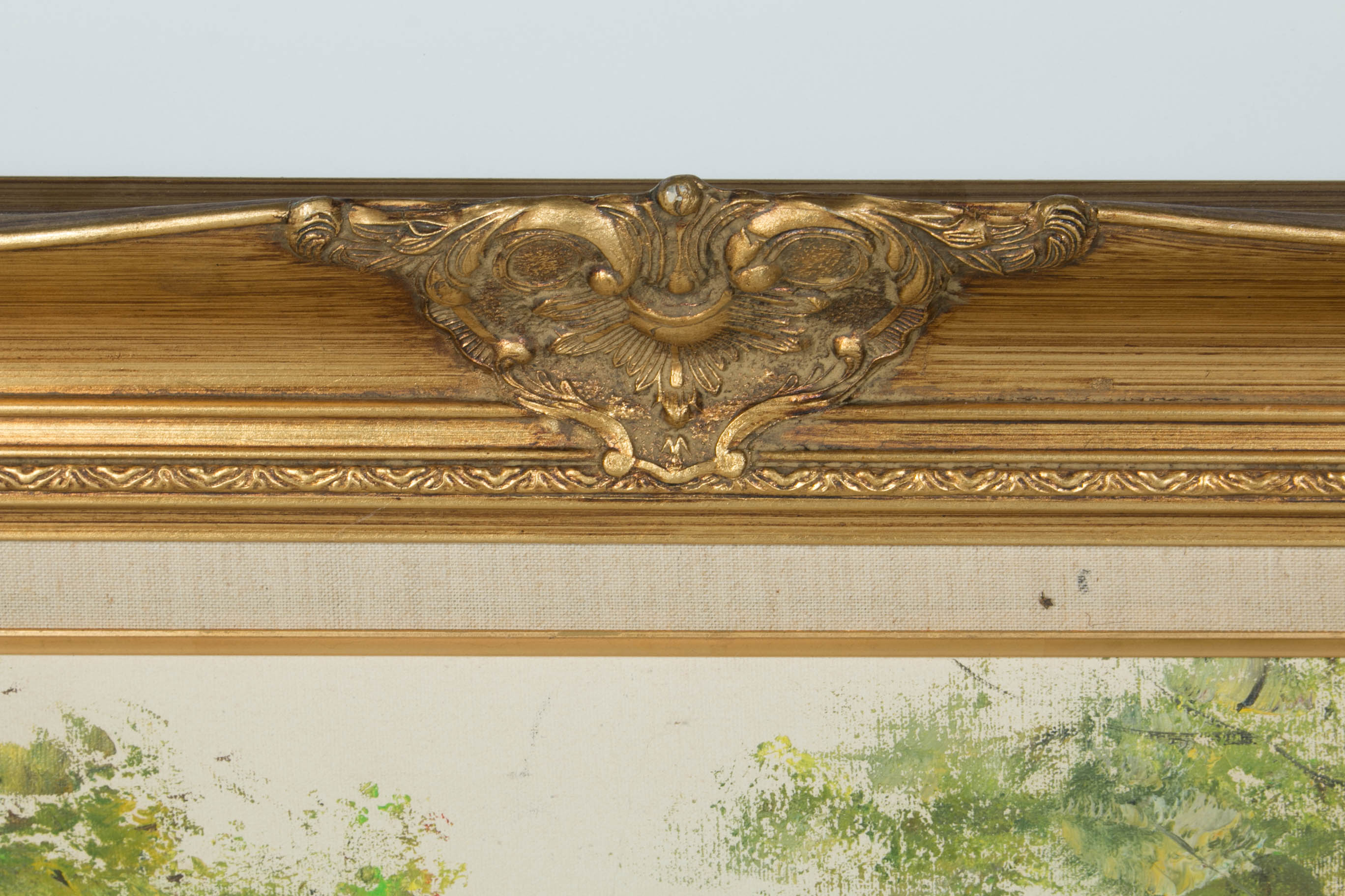 K. Woods Signed Original Oil on Canvas of Paris