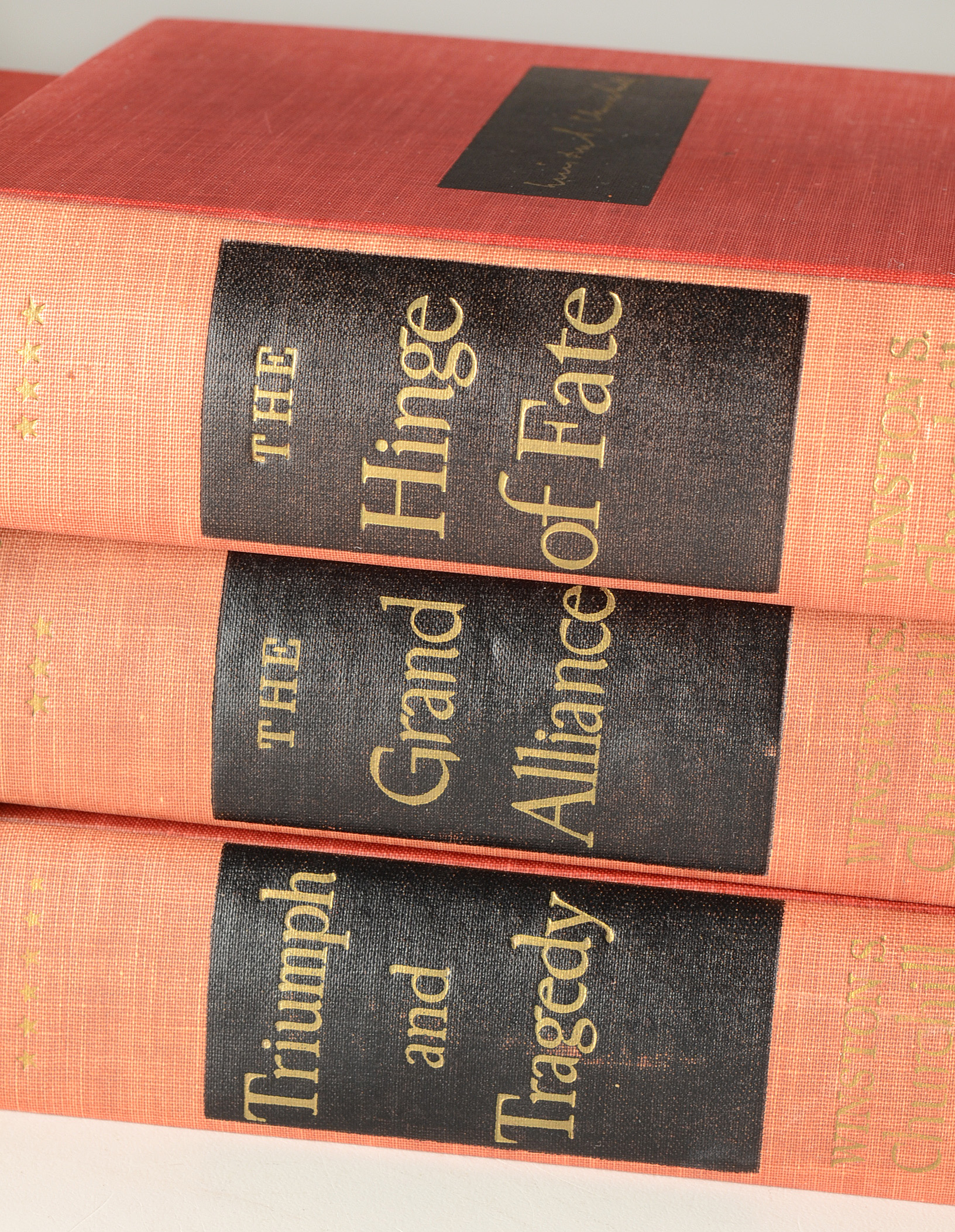 The Second World War, Six Volumes, First Edition by Winston Churchill