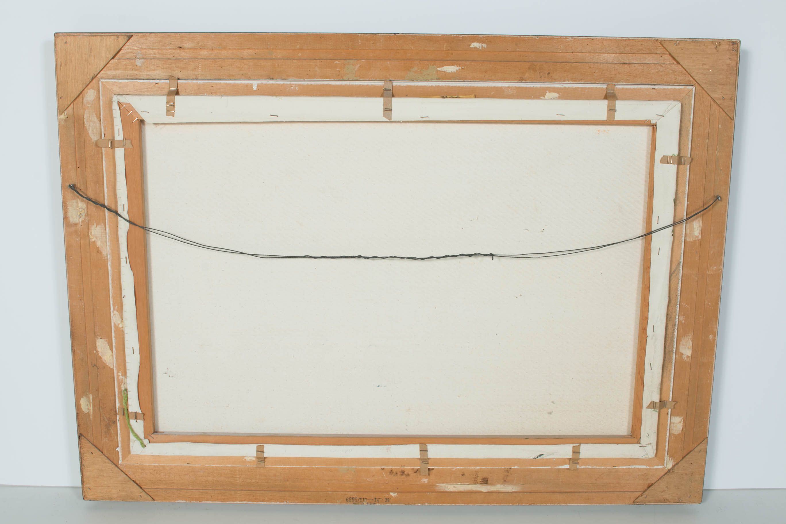 K. Woods Signed Original Oil on Canvas of Paris