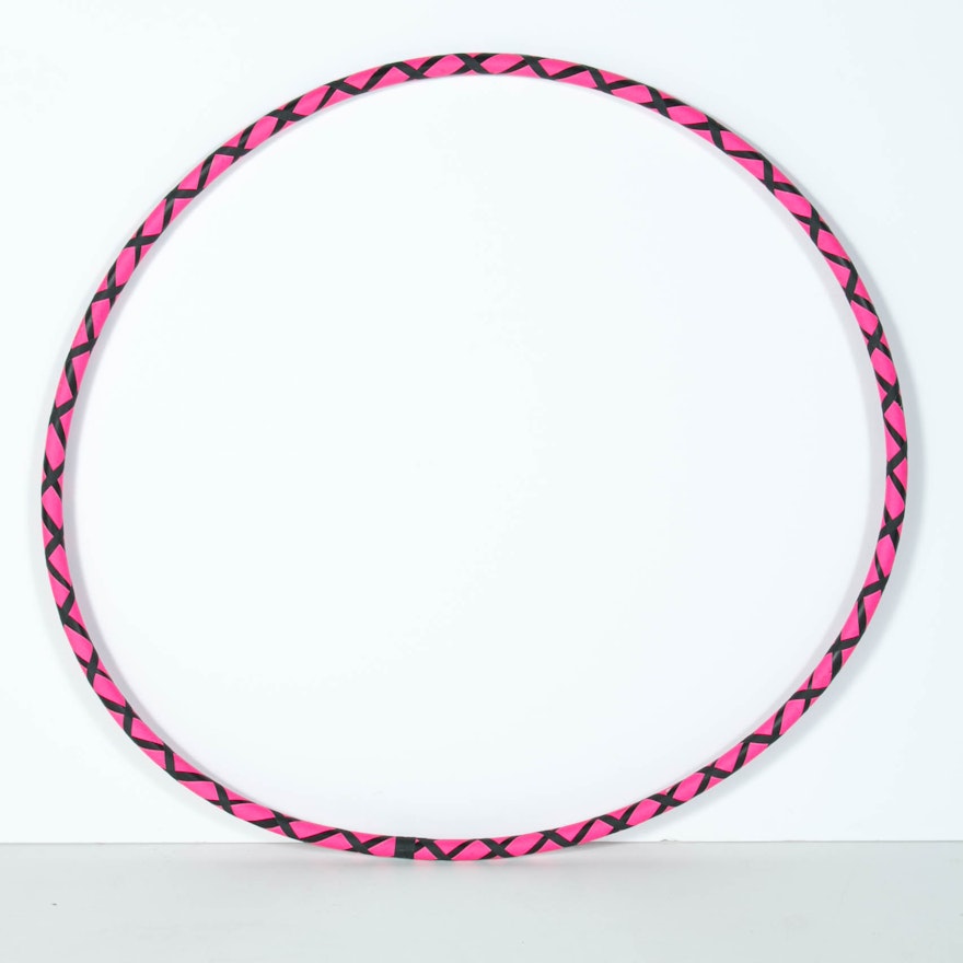 Pink and Black Hula Hoop
