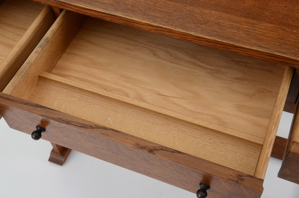 Stickley Furniture "1904 Harvey Ellis" Mission Collection Desk, Deck and Side Chair