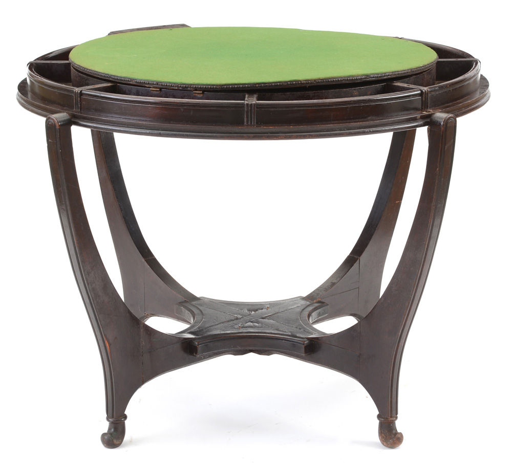 Transitional 1920s Poker Table