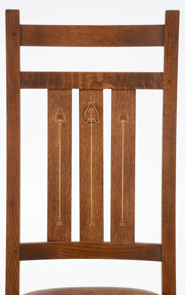 Stickley Furniture "1904 Harvey Ellis" Mission Collection Desk, Deck and Side Chair