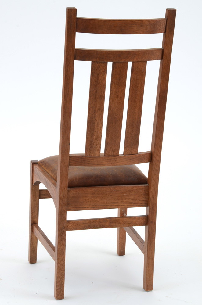 Stickley Furniture "1904 Harvey Ellis" Mission Collection Desk, Deck and Side Chair