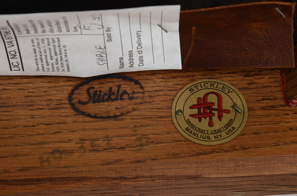 Stickley Furniture "1904 Harvey Ellis" Mission Collection Desk, Deck and Side Chair