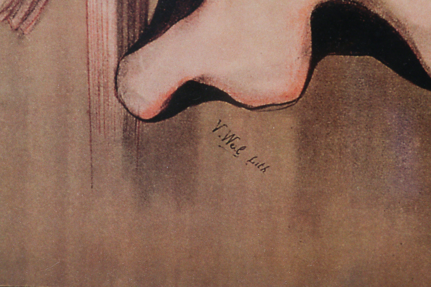 Framed Reproduction Art Nouveau Print