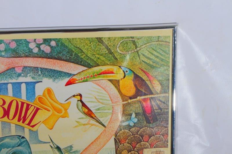 Vintage Super Bowl XVIII Official Poster