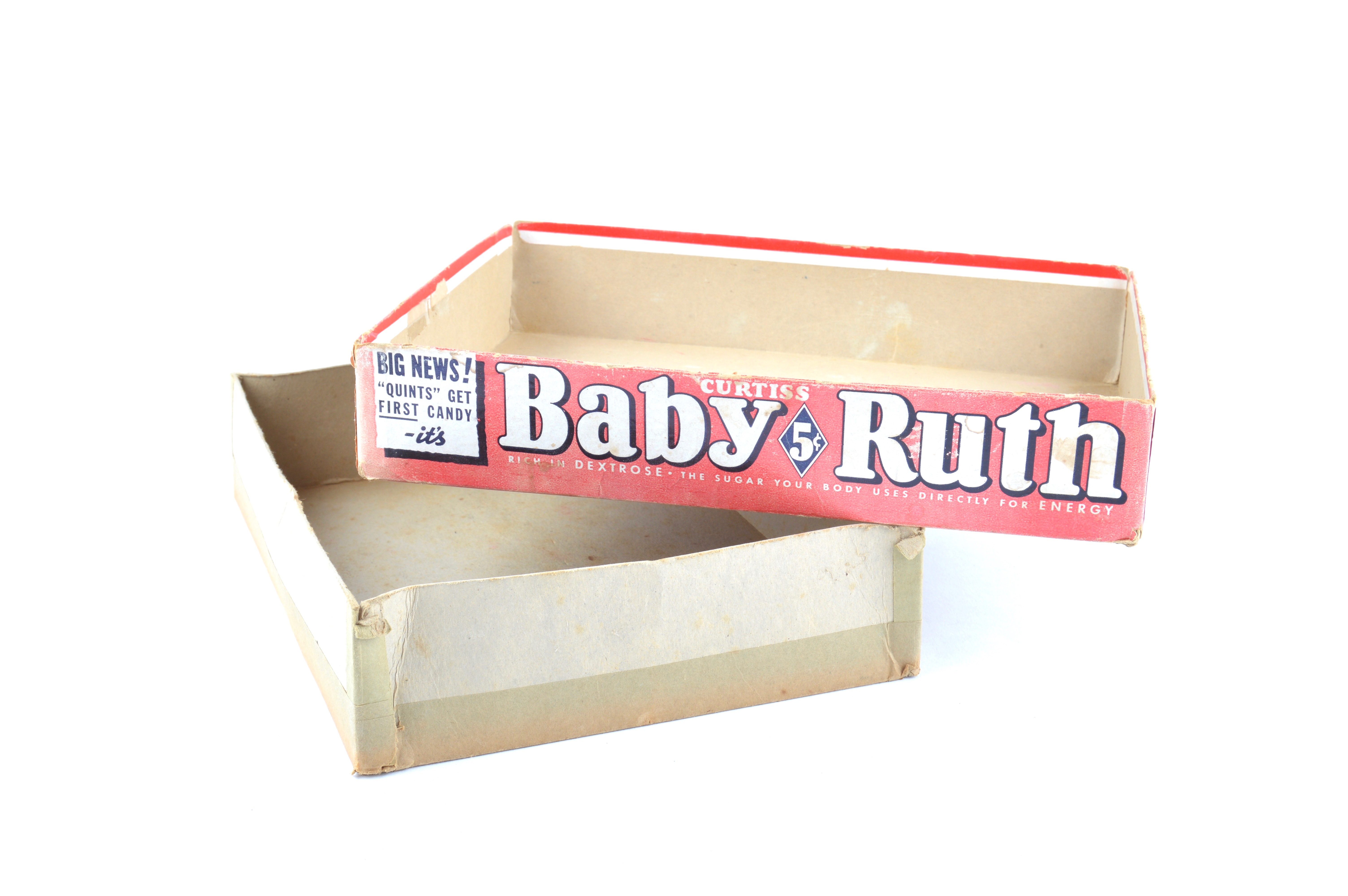 Vintage Baby Ruth Candy featuring the Dionne Quntuplets and Dionne Pops Candy Boxes