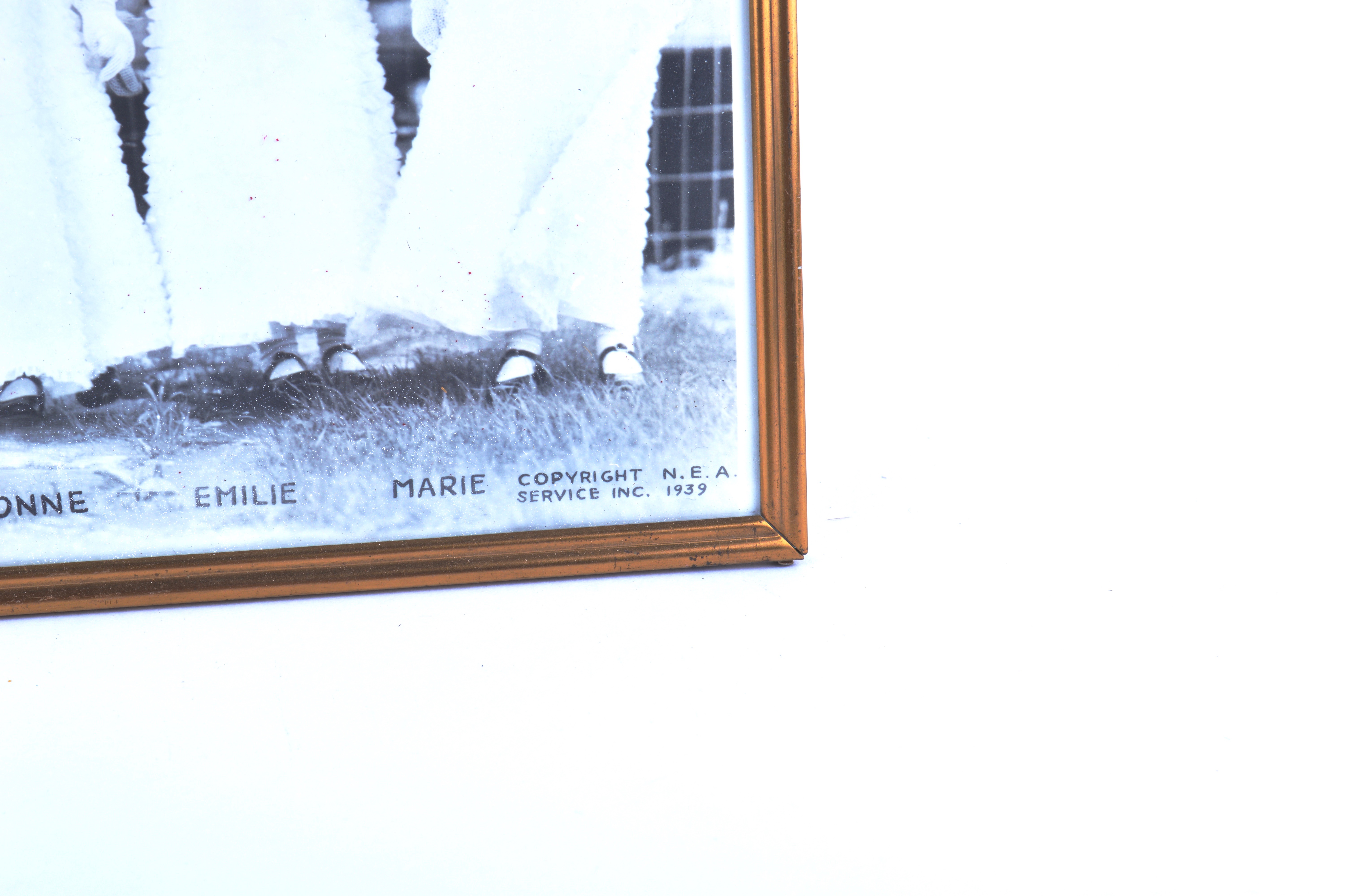 Framed Dionne Quintuplets Photographic Prints and Advertising