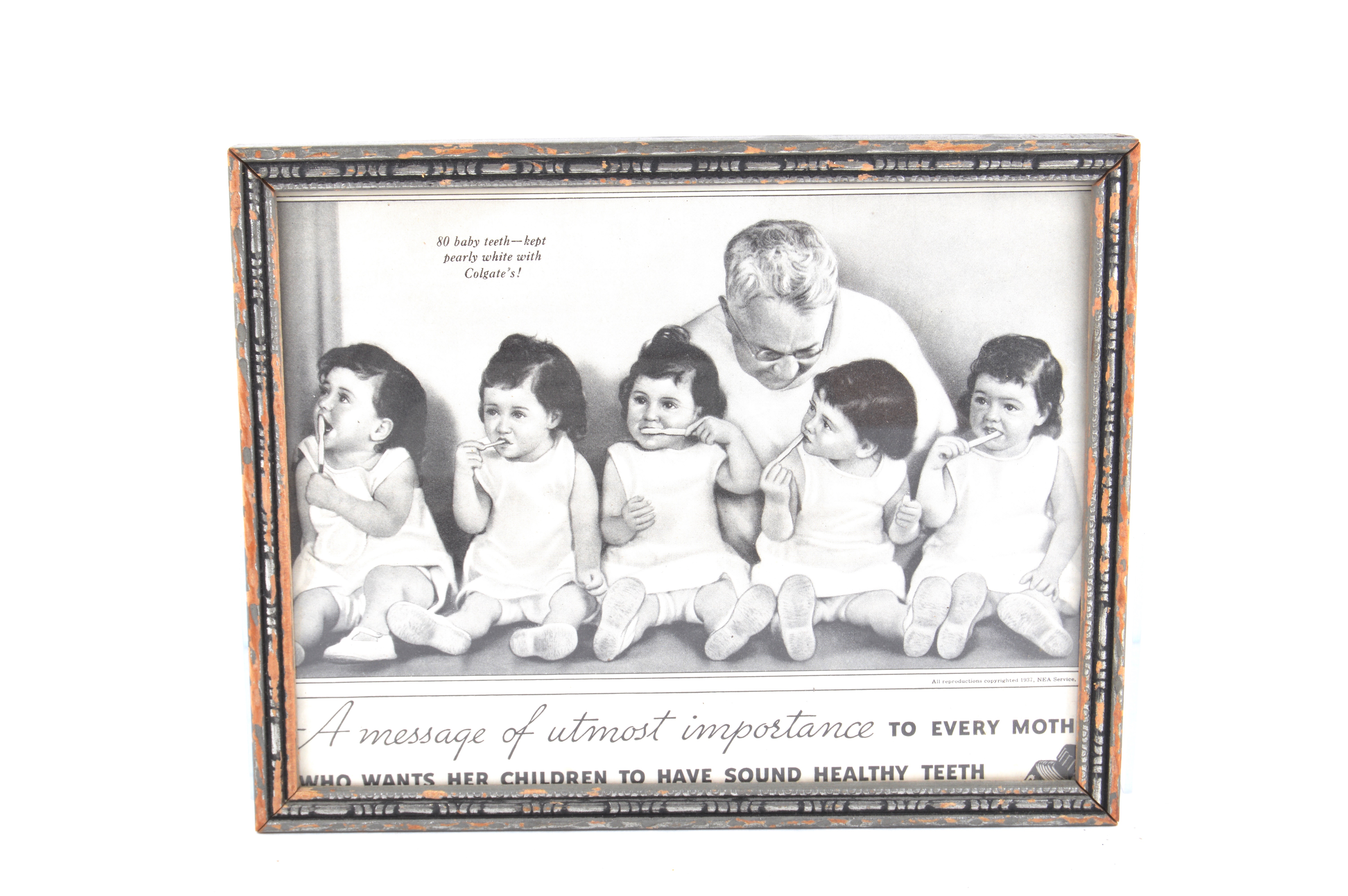 Framed Dionne Quintuplets Photographic Prints and Advertising