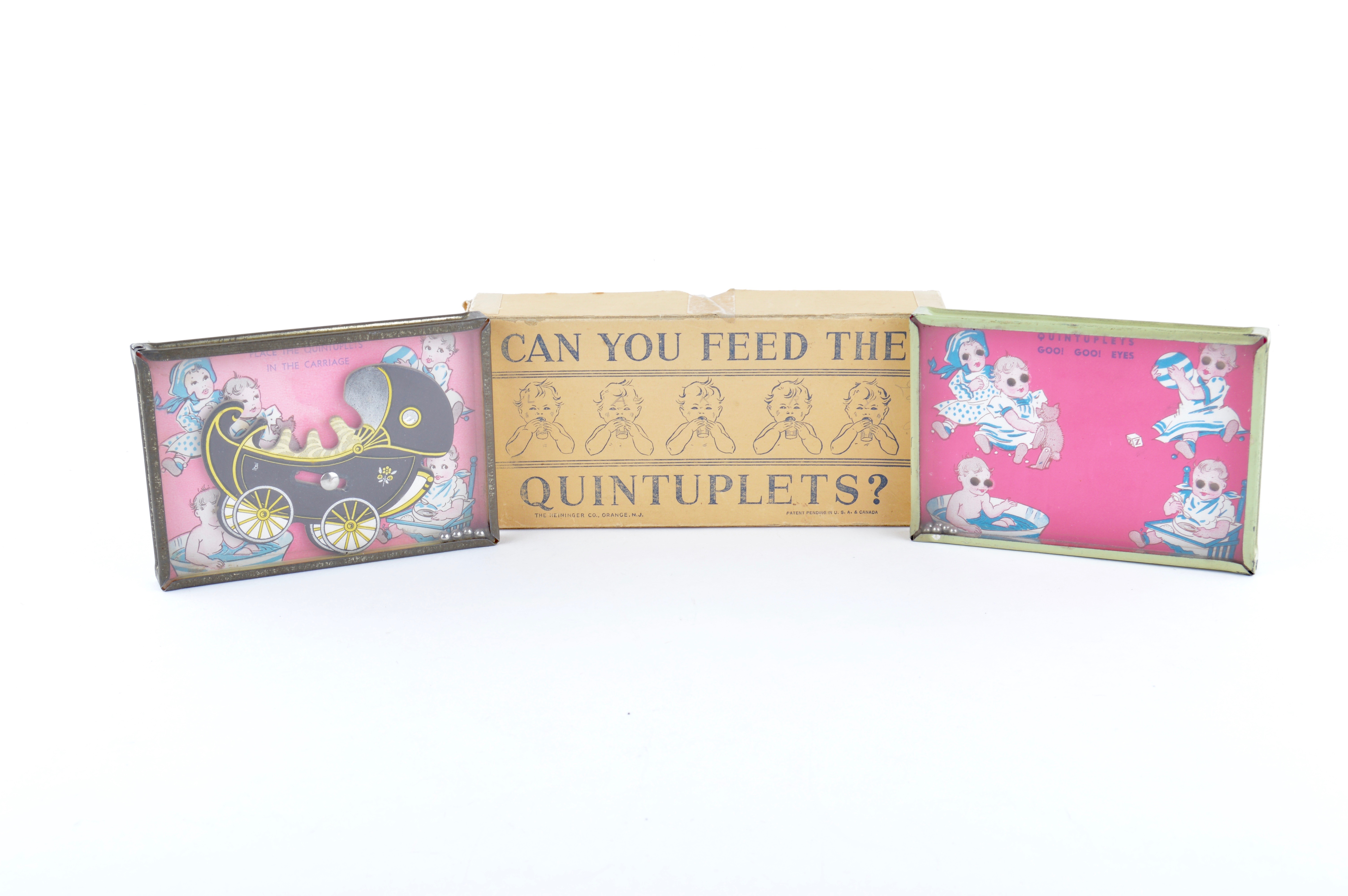 Three Vintage Handheld Quintuplet Theme Games