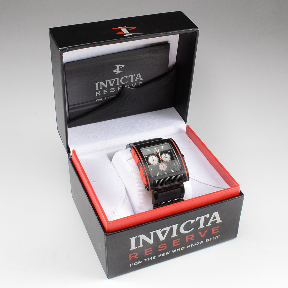 Men's Invicta Reserve Speedway Model 4990 Chronograph Watch with Case