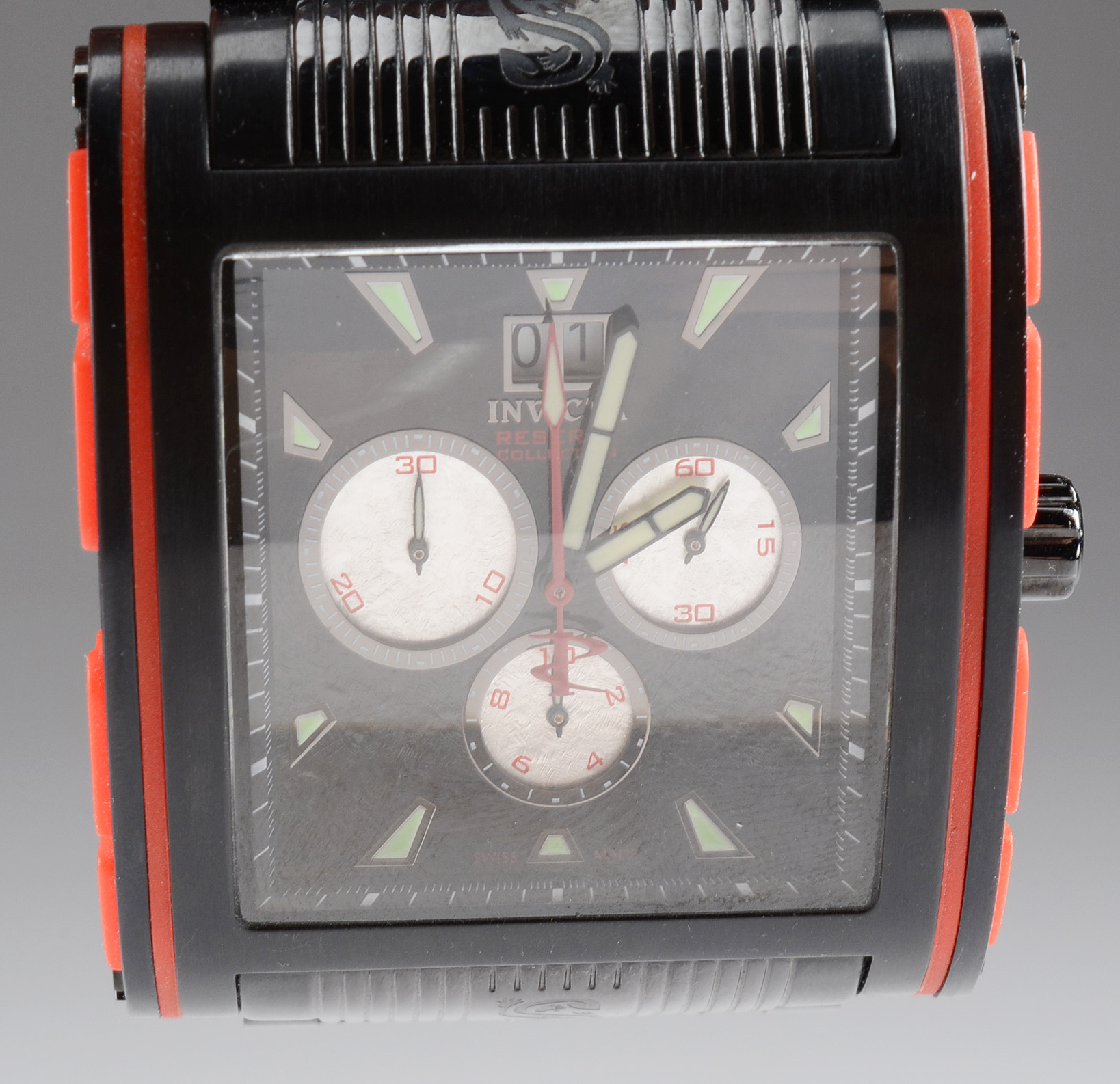 Men's Invicta Reserve Speedway Model 4990 Chronograph Watch with Case