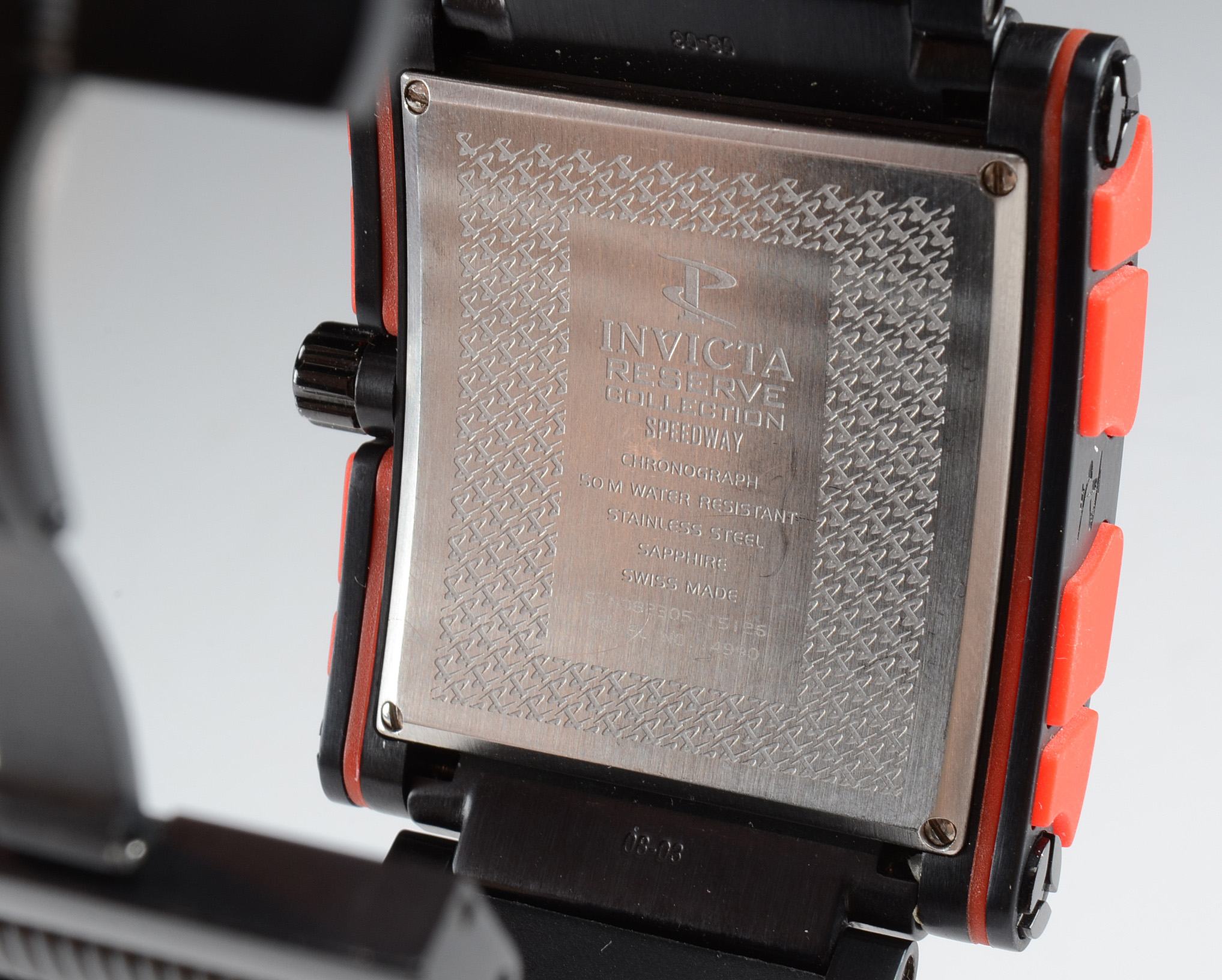 Men's Invicta Reserve Speedway Model 4990 Chronograph Watch with Case