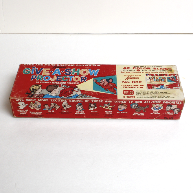 Vintage 1970s "Give A Show" Toy Projectors and Slides
