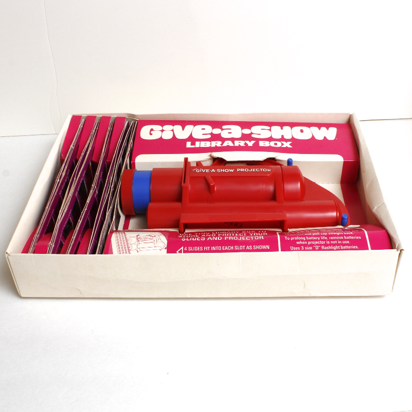 Vintage 1970s "Give A Show" Toy Projectors and Slides
