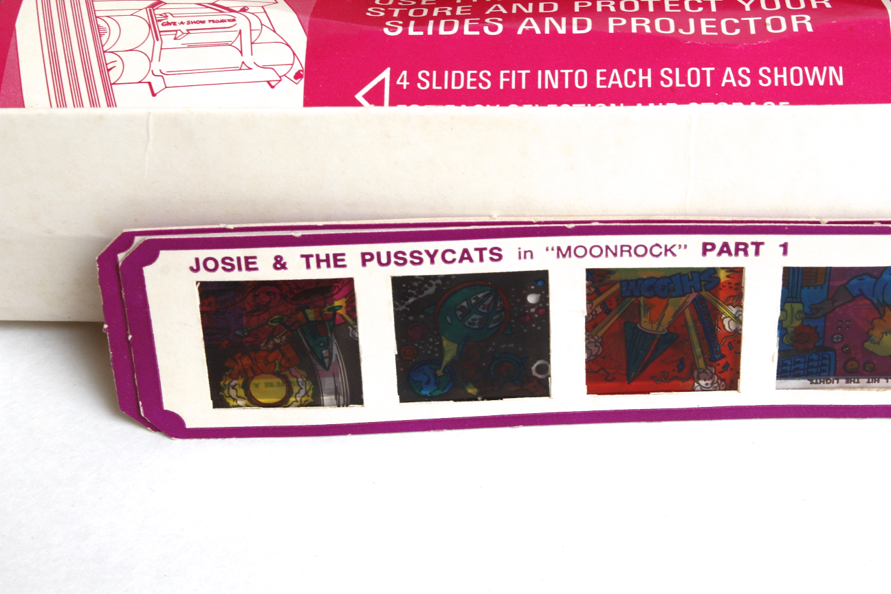Vintage 1970s "Give A Show" Toy Projectors and Slides