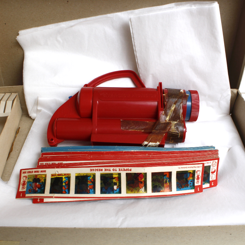 Vintage 1970s "Give A Show" Toy Projectors and Slides