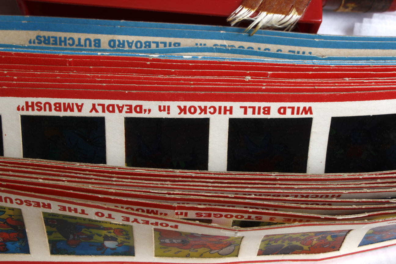 Vintage 1970s "Give A Show" Toy Projectors and Slides