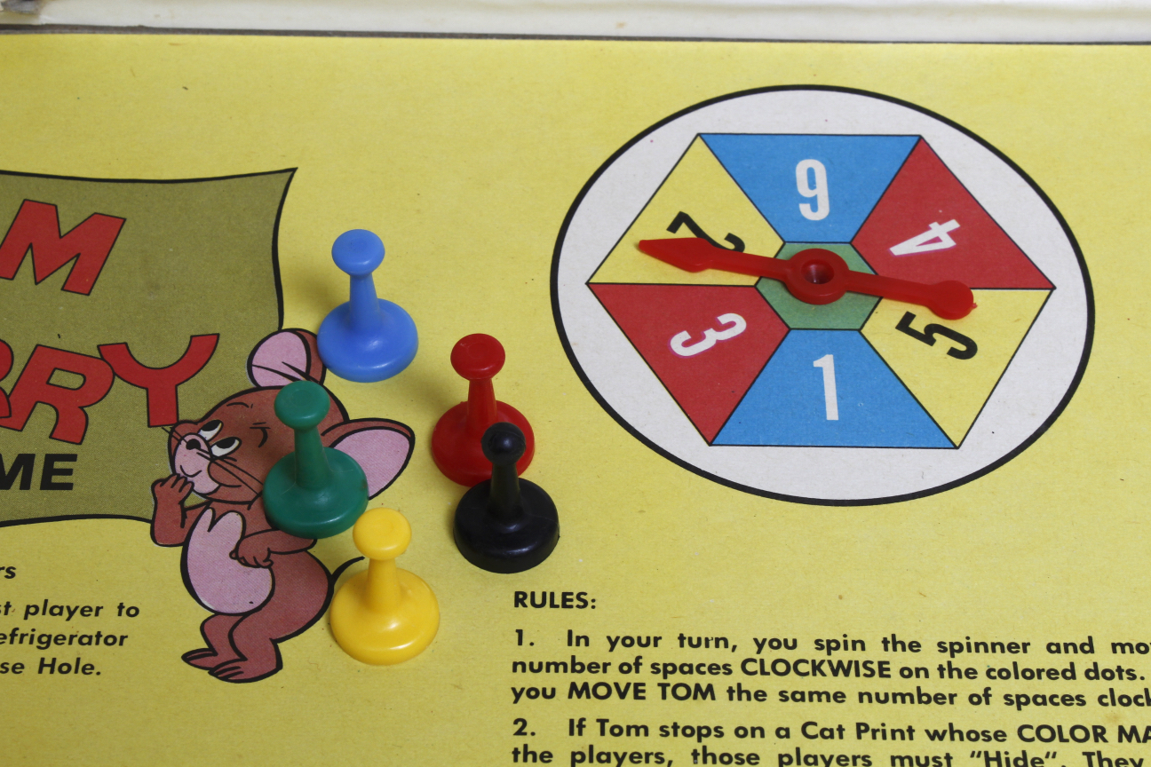Grouping of Vintage 1960s Board Games