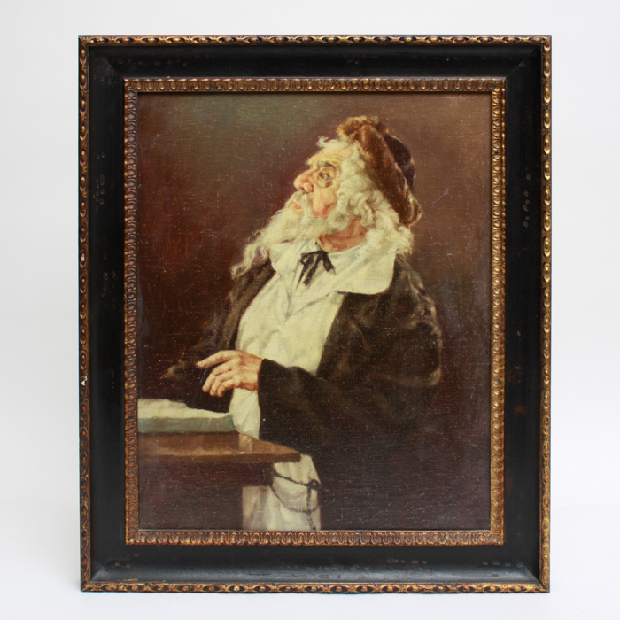 Soloman Leski Oil on Canvas Painting