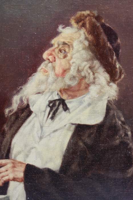 Soloman Leski Oil on Canvas Painting