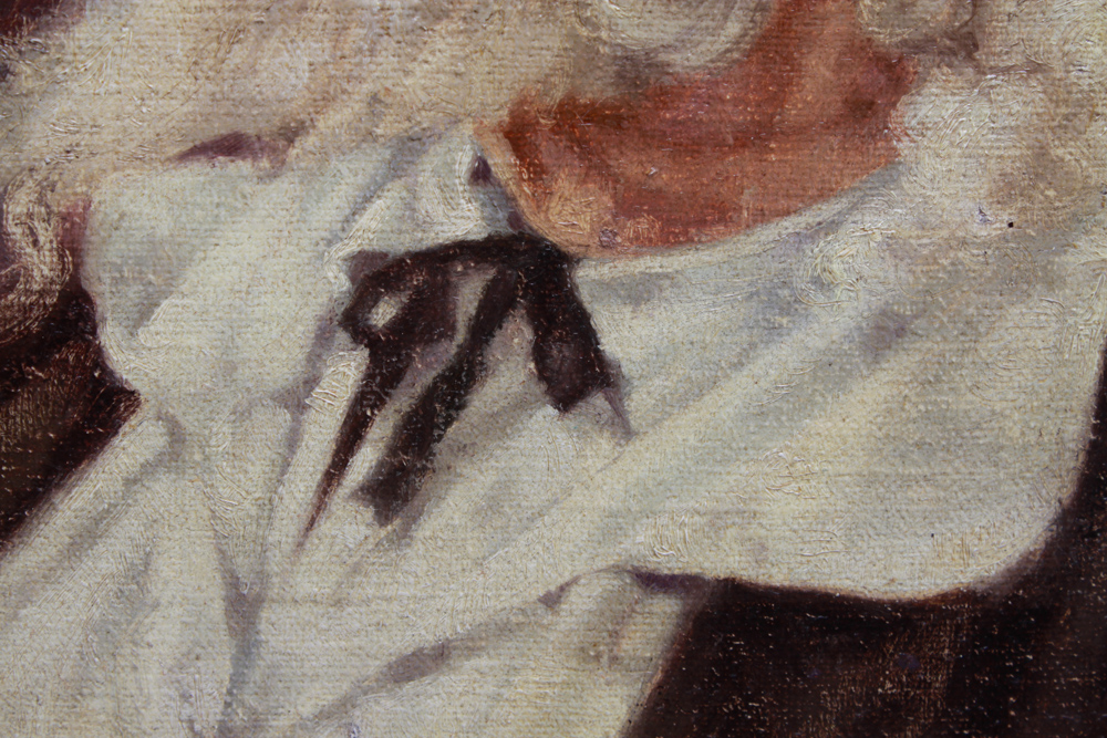 Soloman Leski Oil on Canvas Painting