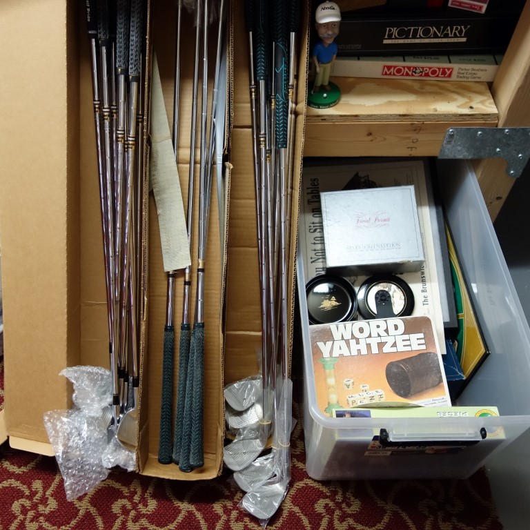 Mizuno Golf Club Set and Other Items