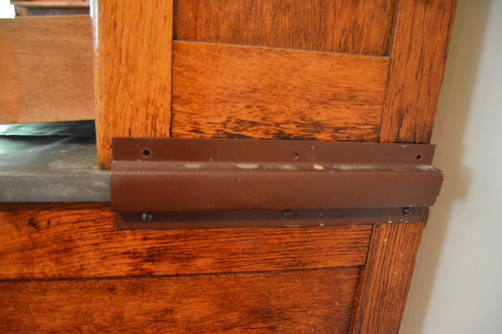 Antique Oak Hoosier Style Cabinet