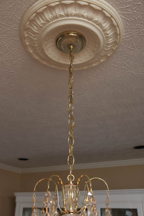Schonbek Le Belle Brass and Crystal Chandelier
