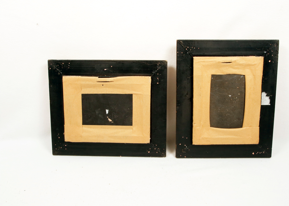 B. Fitz European Cityscape Oil on Board Paintings