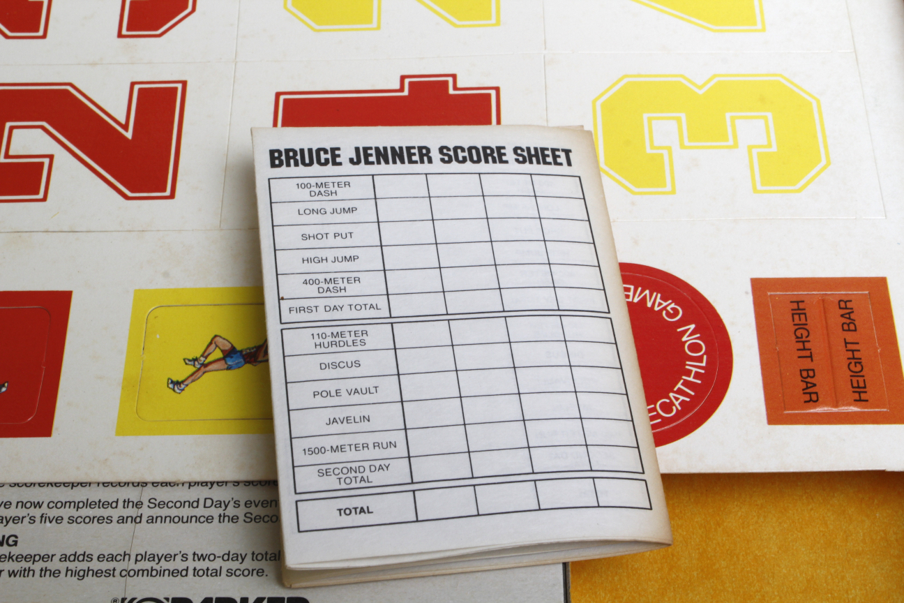 Vintage 1979 "Bruce Jenner Decathalon" Board Game