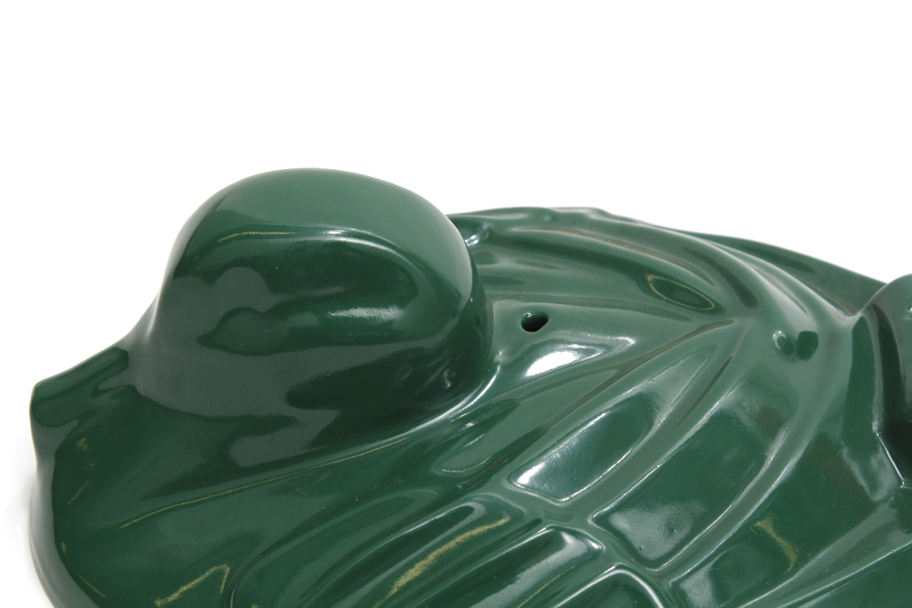 Vintage Le Creuset Hunter Green Duck Terrine