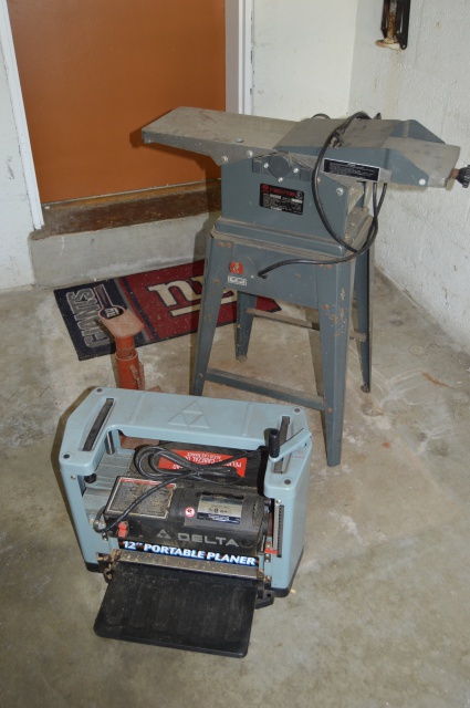 Stationary and a Delta Portable Jointer/Planer