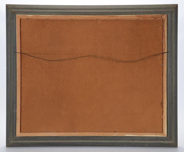 W. E. Dwyer Original Oil Painting of Ships in Harbor