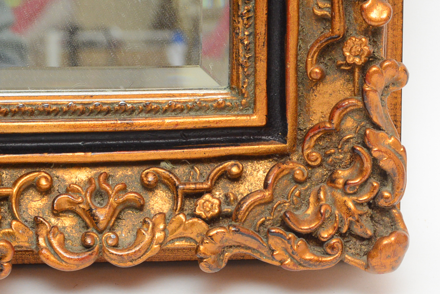 Ornate Gold Tone Mirror