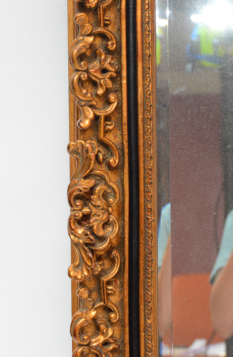 Ornate Gold Tone Mirror