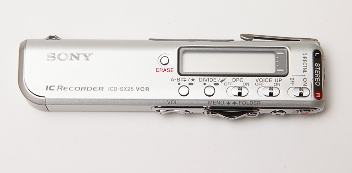 Handheld Sony IC Recorders and Watchman Radio/Television